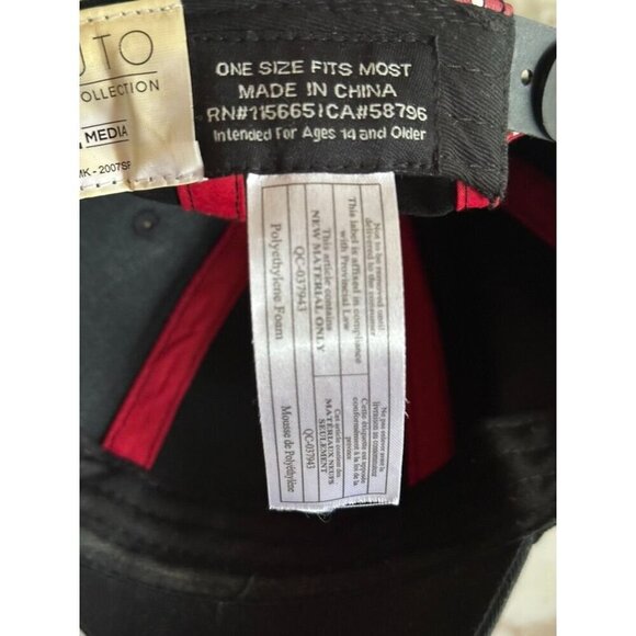 Naruto Shippuden Collection Akatsuki Logo Adjustable Hat Cap By Bioworld - Picture 4 of 5